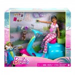 Barbie Summer Travel Doll + Scooter 